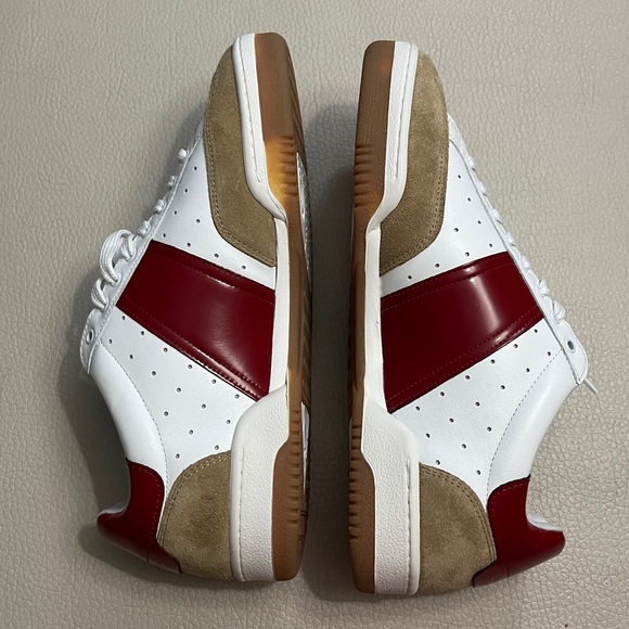 NWT - Sandro Paris Mid Top Tennis Leather Sneaker-Made in Portugal-EU 40 /M7.5W9 - Picture 5 of 9